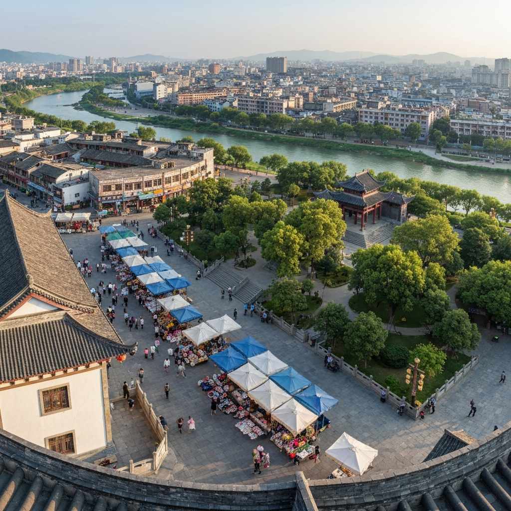 Liaocheng city view