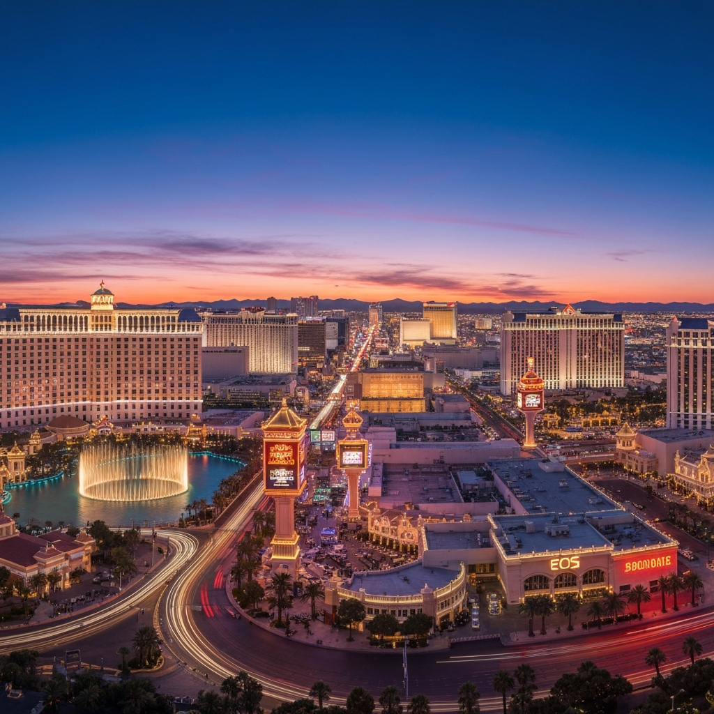 Las Vegas Strip to San Francisco Skyline