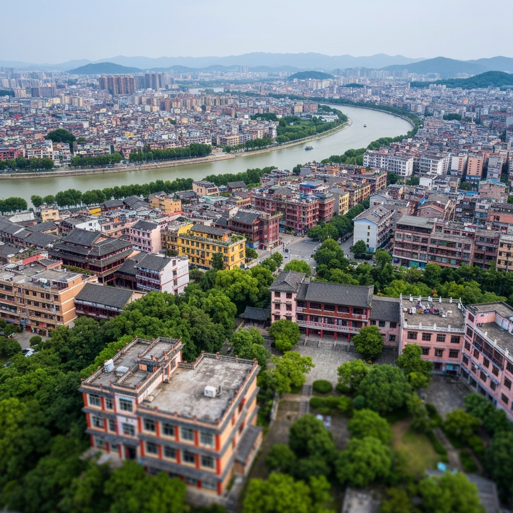 Suqian City Aerial