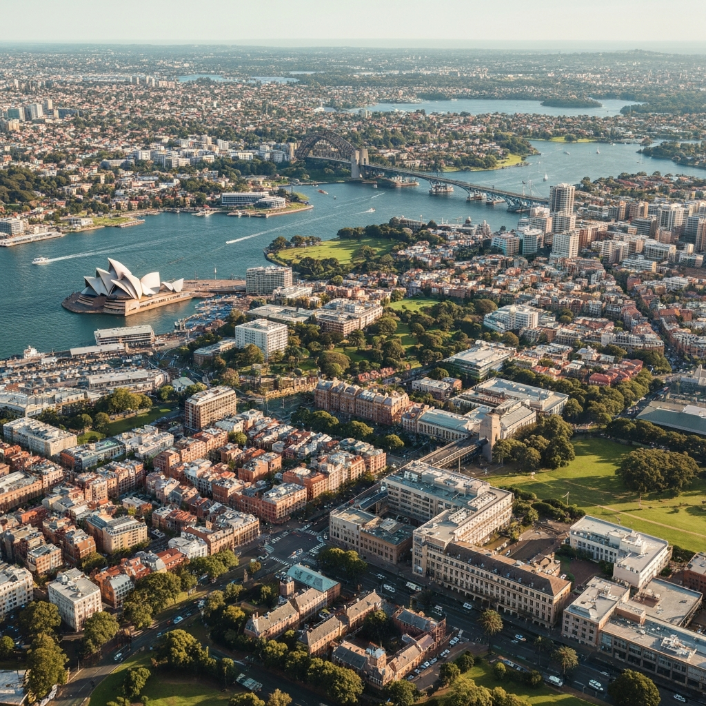Sydney Harbour aerial