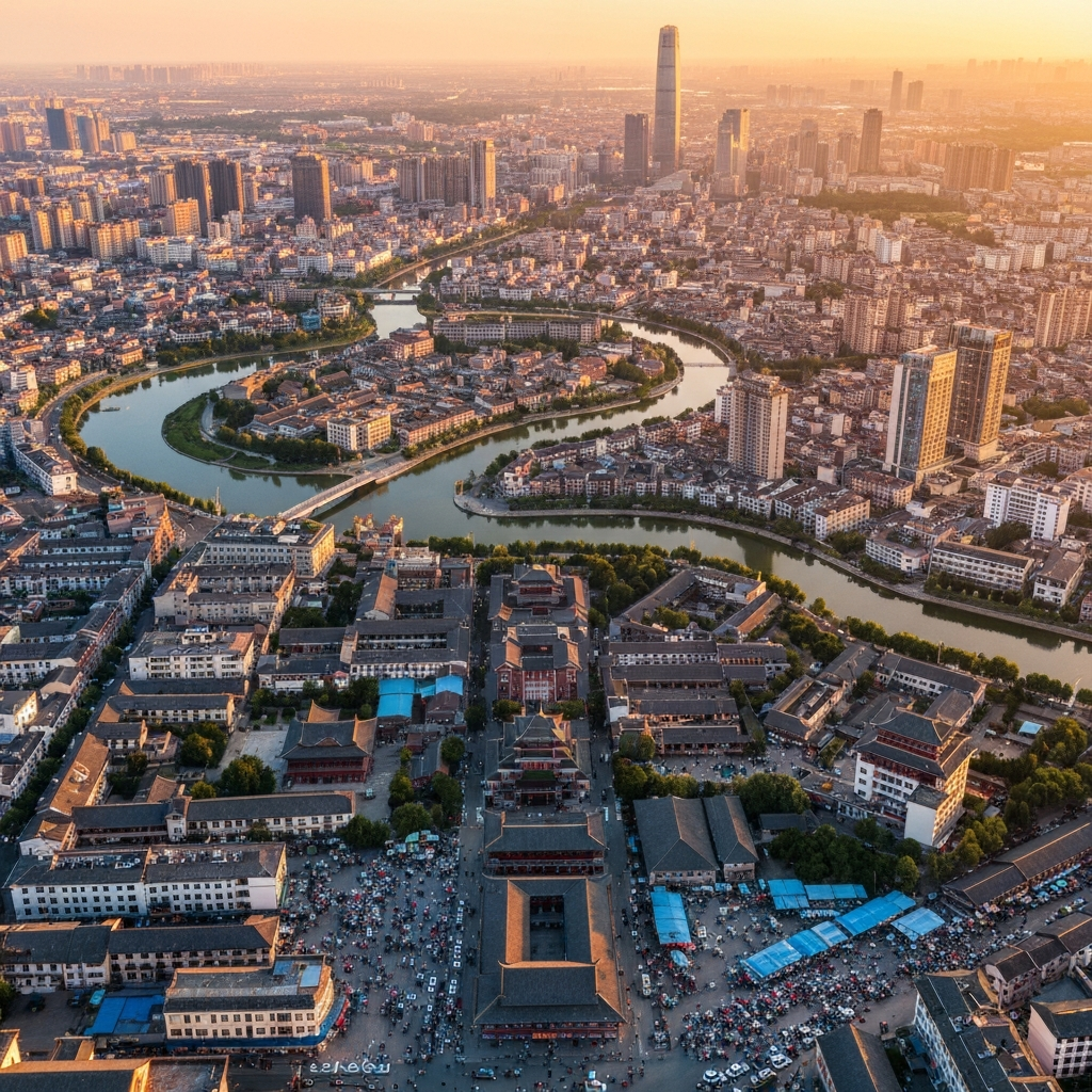 Jincheng Scenic Cityscape