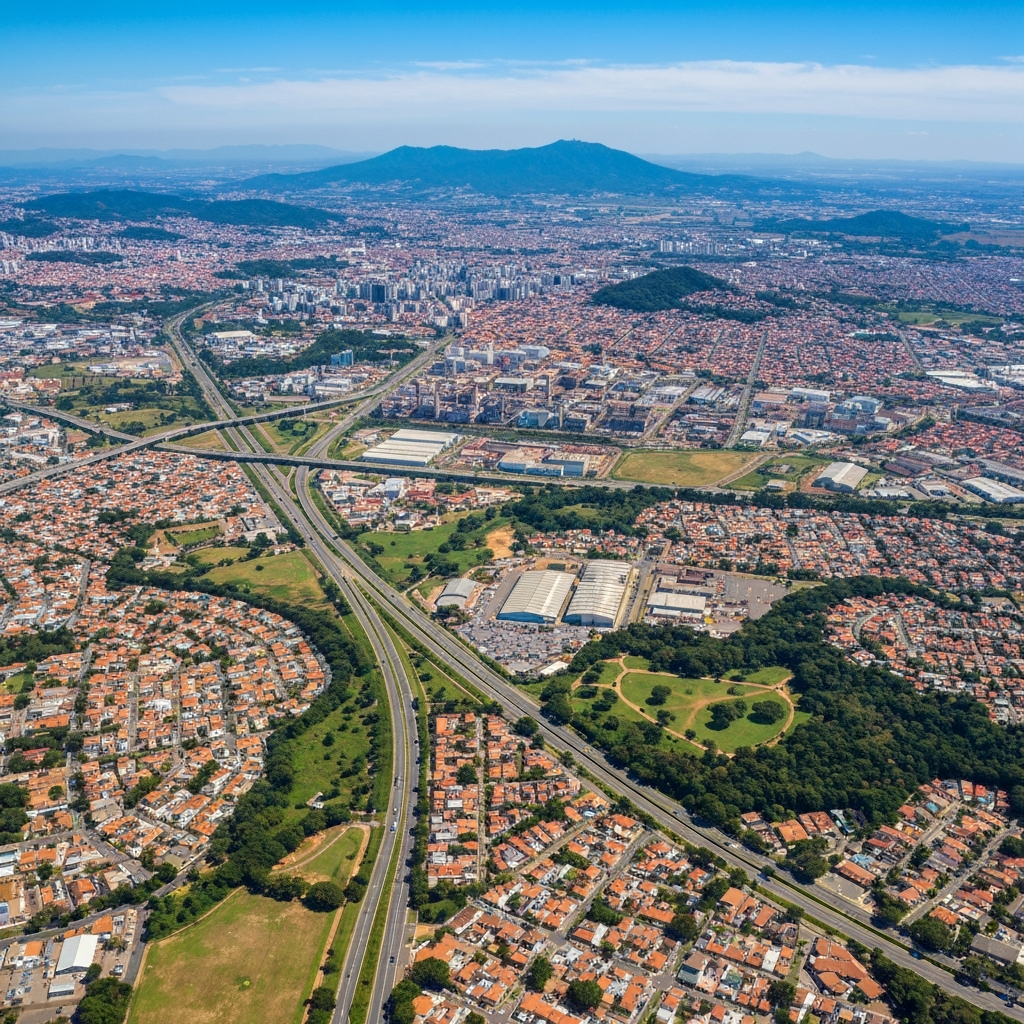 Overhead jet view - Brazil