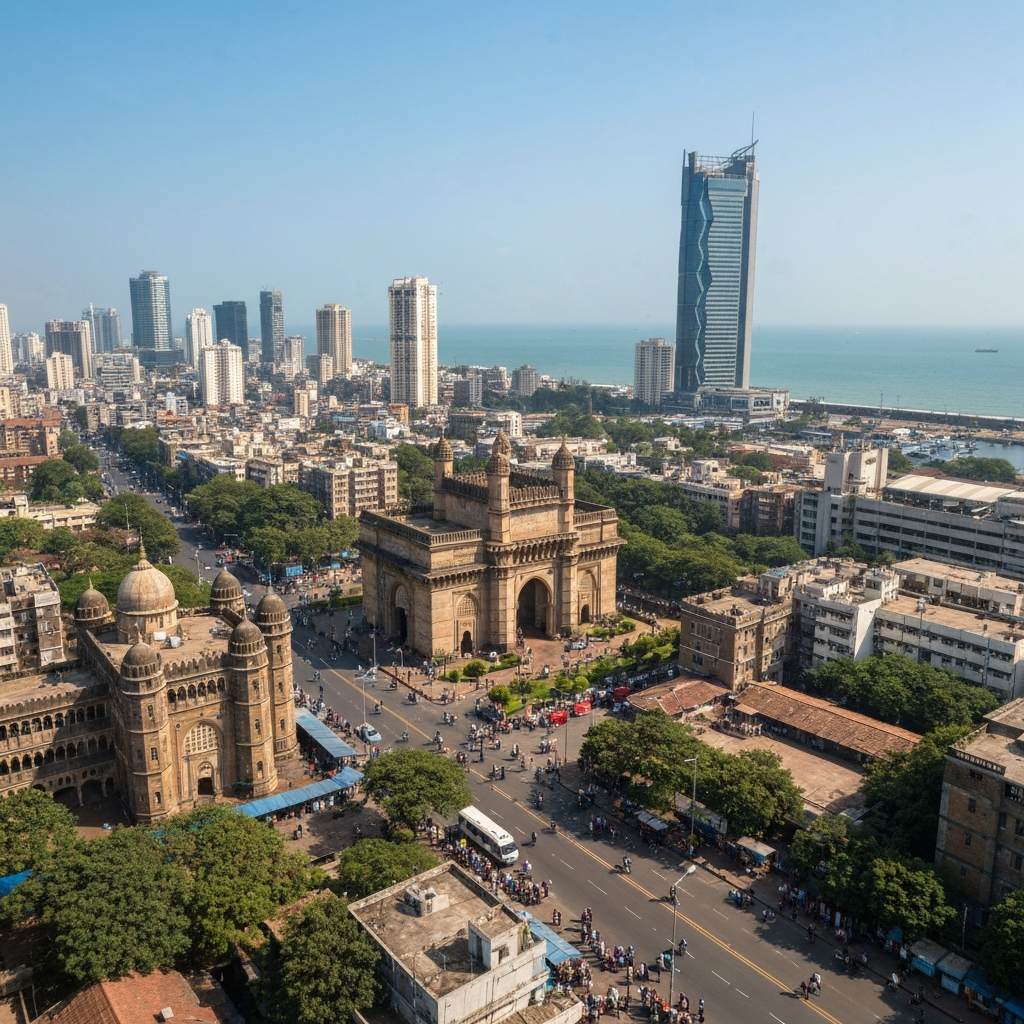 Hyderabad to Mumbai private jet route