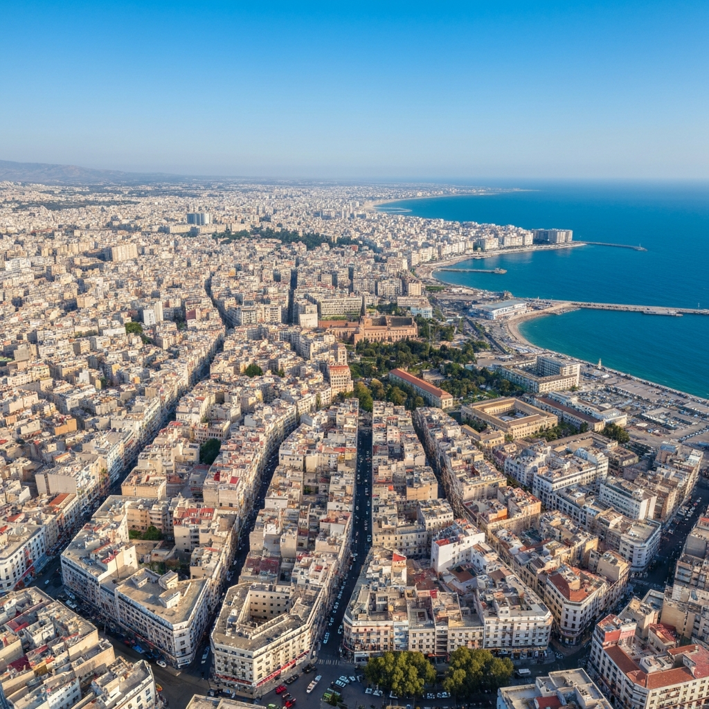 Tunis to Algiers Private Jet Route