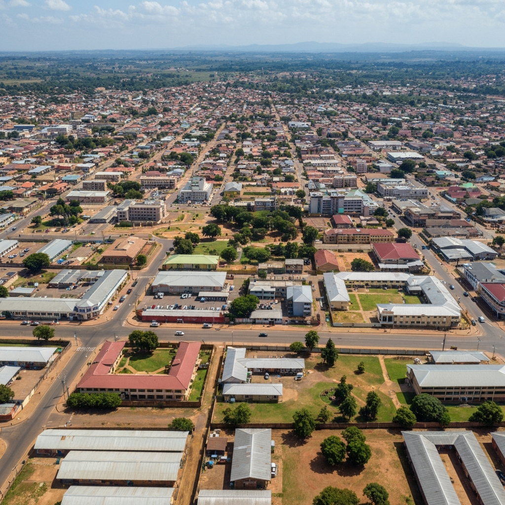 Mbabane aerial view