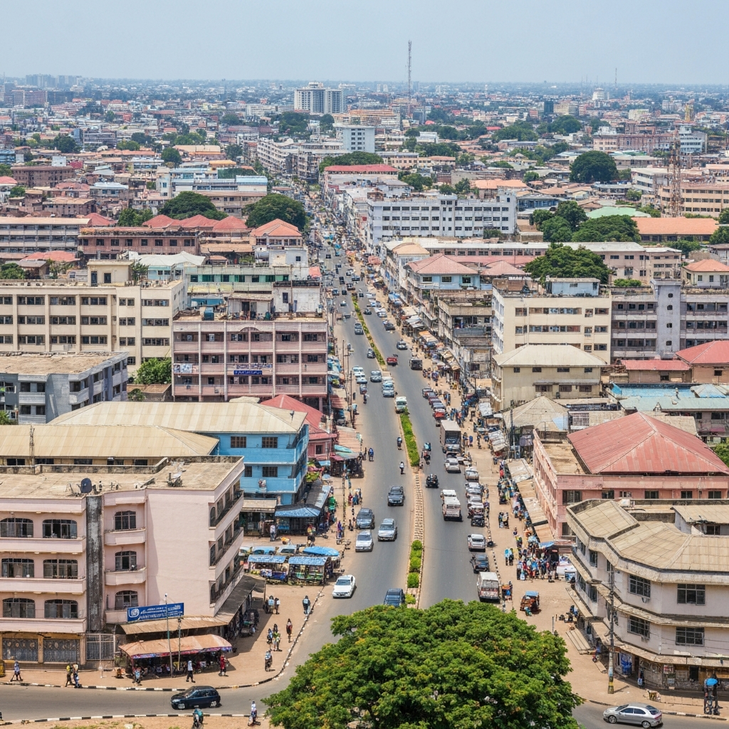 Praia to Accra private jet route