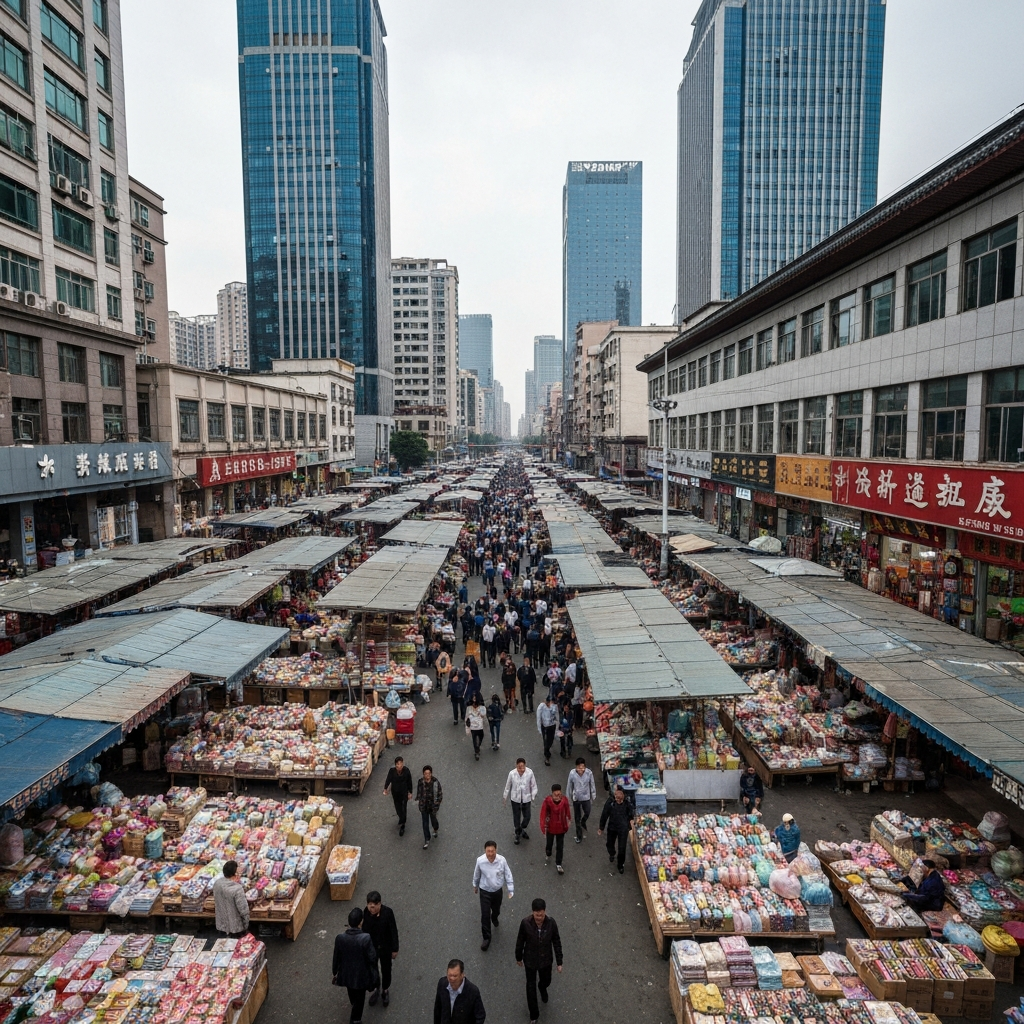 Zhuji and Yiwu Cityscapes