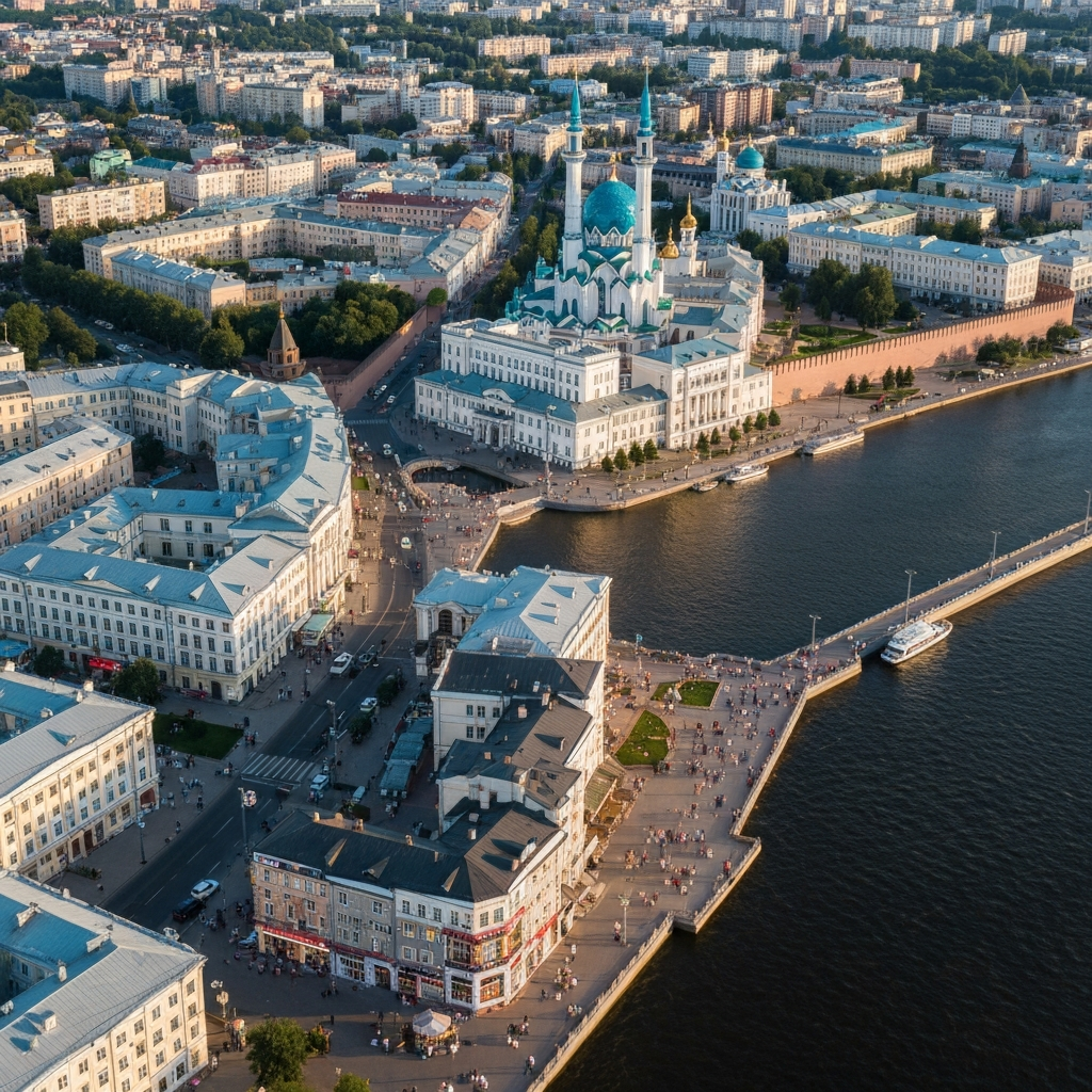 Kazan city view