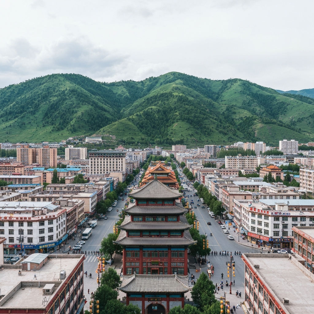 Xining City from Above