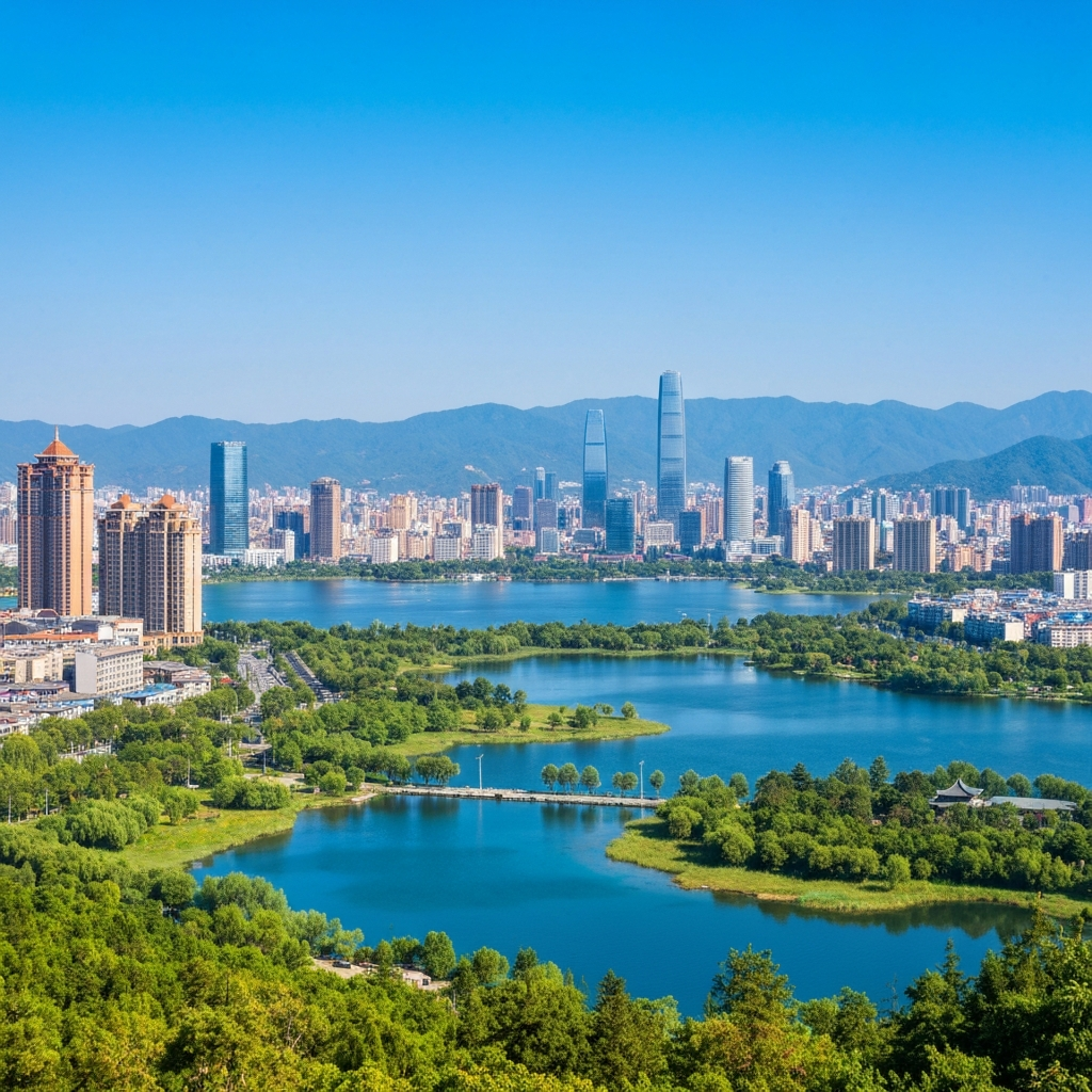 Kunming Skyline Arrival