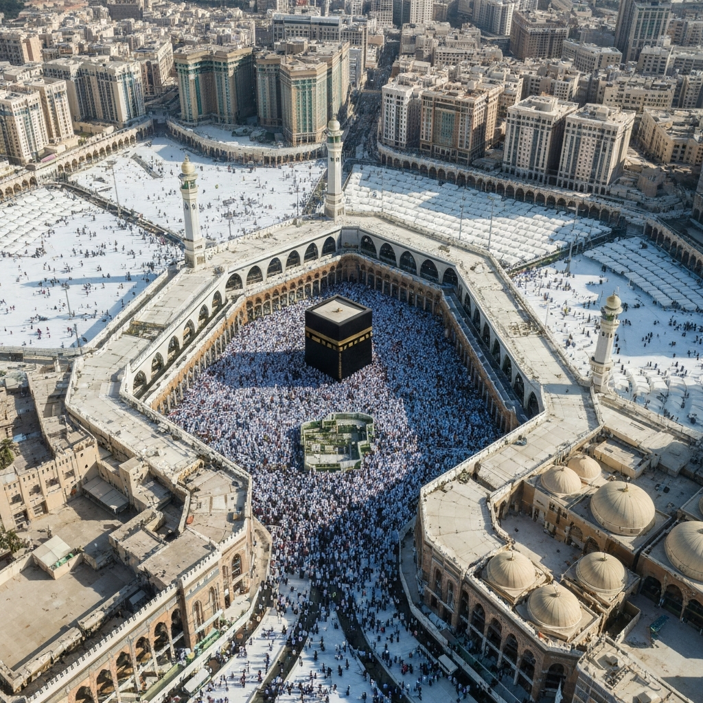 Mecca aerial view