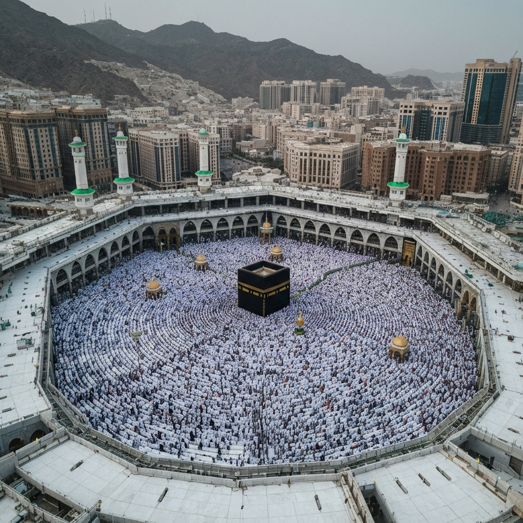 Private jet in Mecca