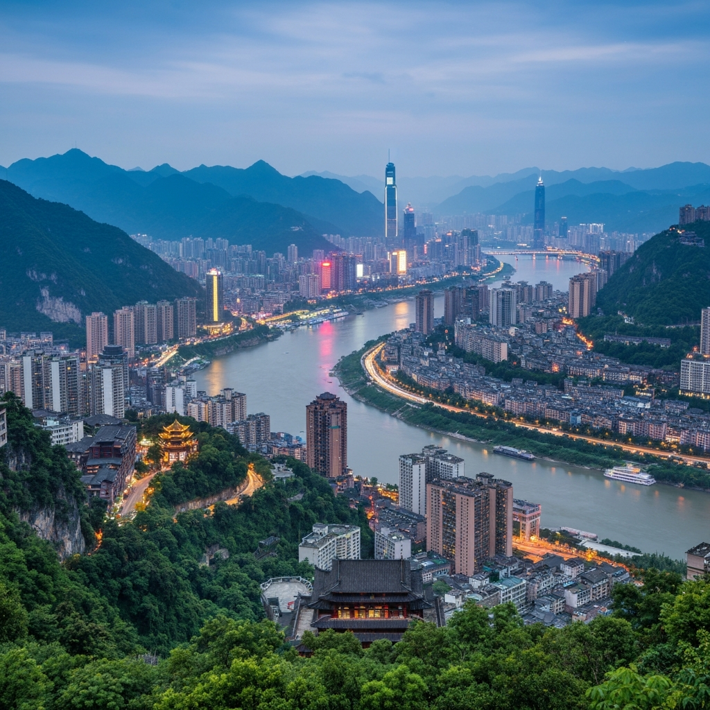 Private Jet from Gaoping to Chongqing