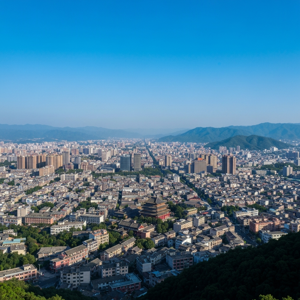 Benxi cityscape