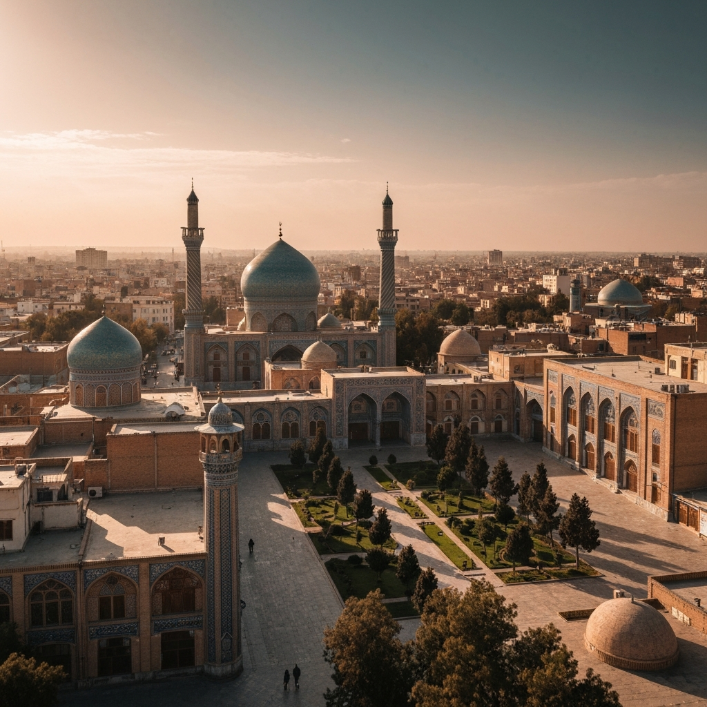 Shiraz Aerial Arrival