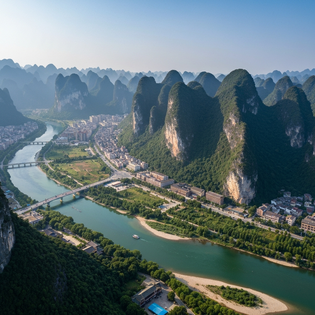 Sanmenxia Dam view