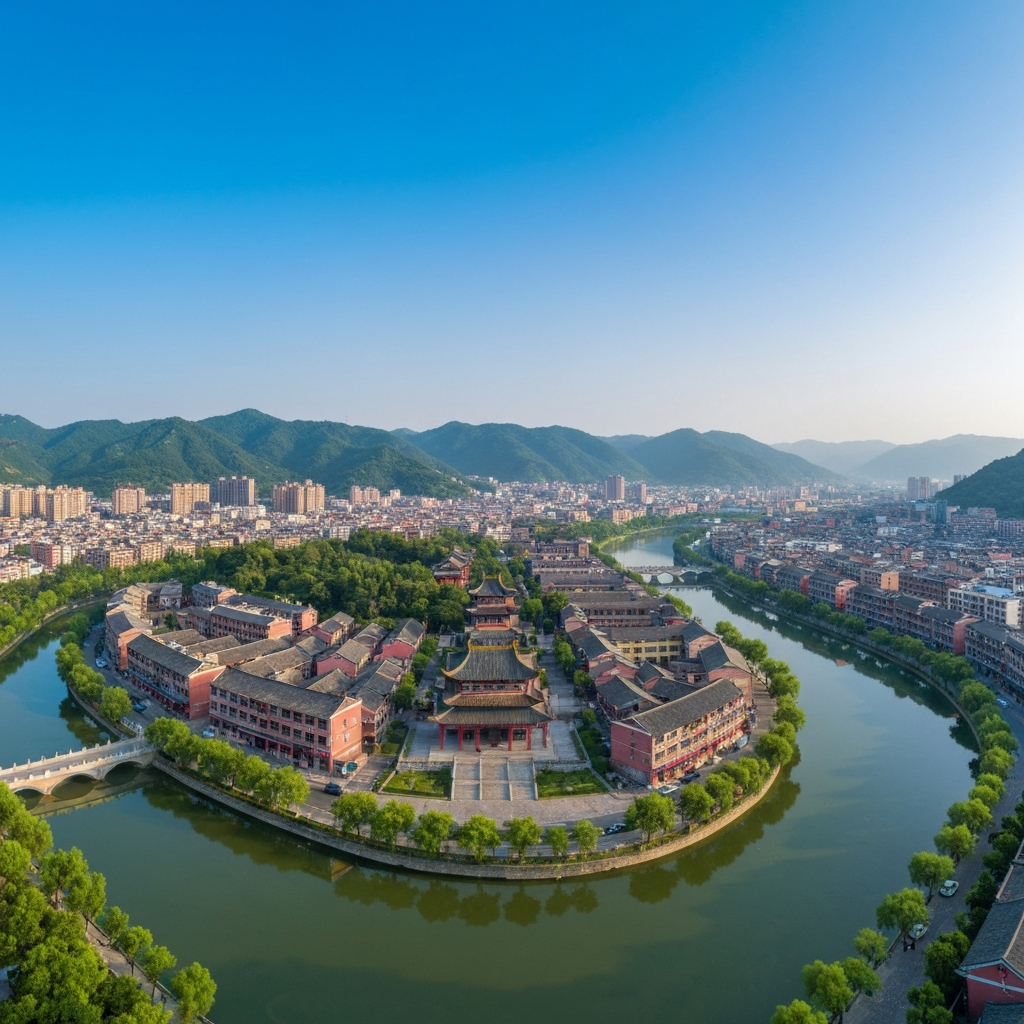 Ji'an scenic arrival