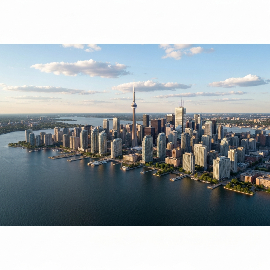 Toronto Skyline Arrival