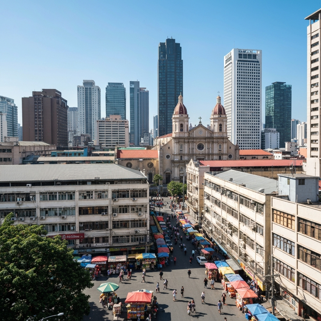 Manila Skyline Arrival