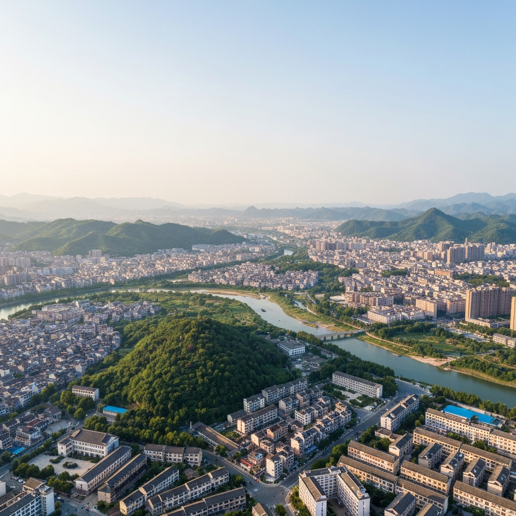 Aerial View Qingyuan