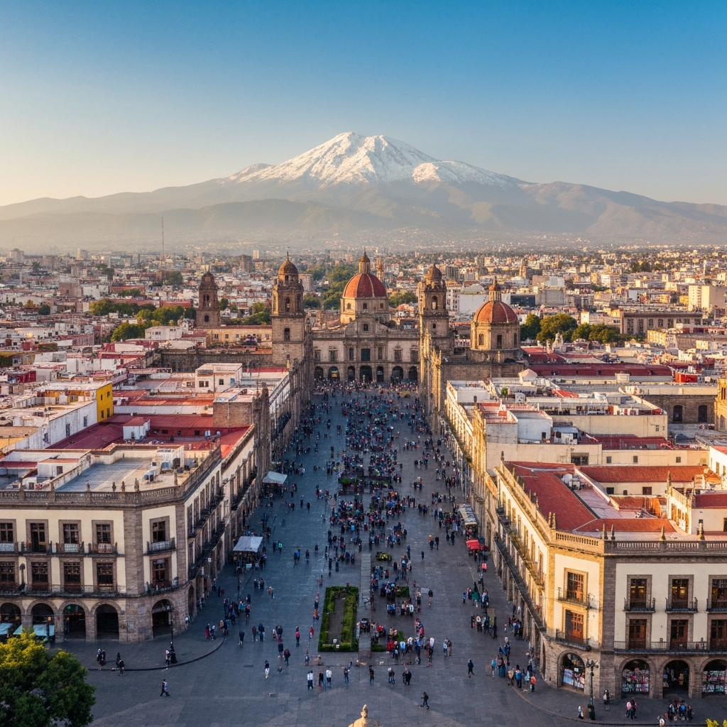 Mexico City Skyline