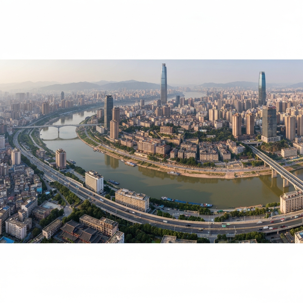 Chongqing Skyline Aerial