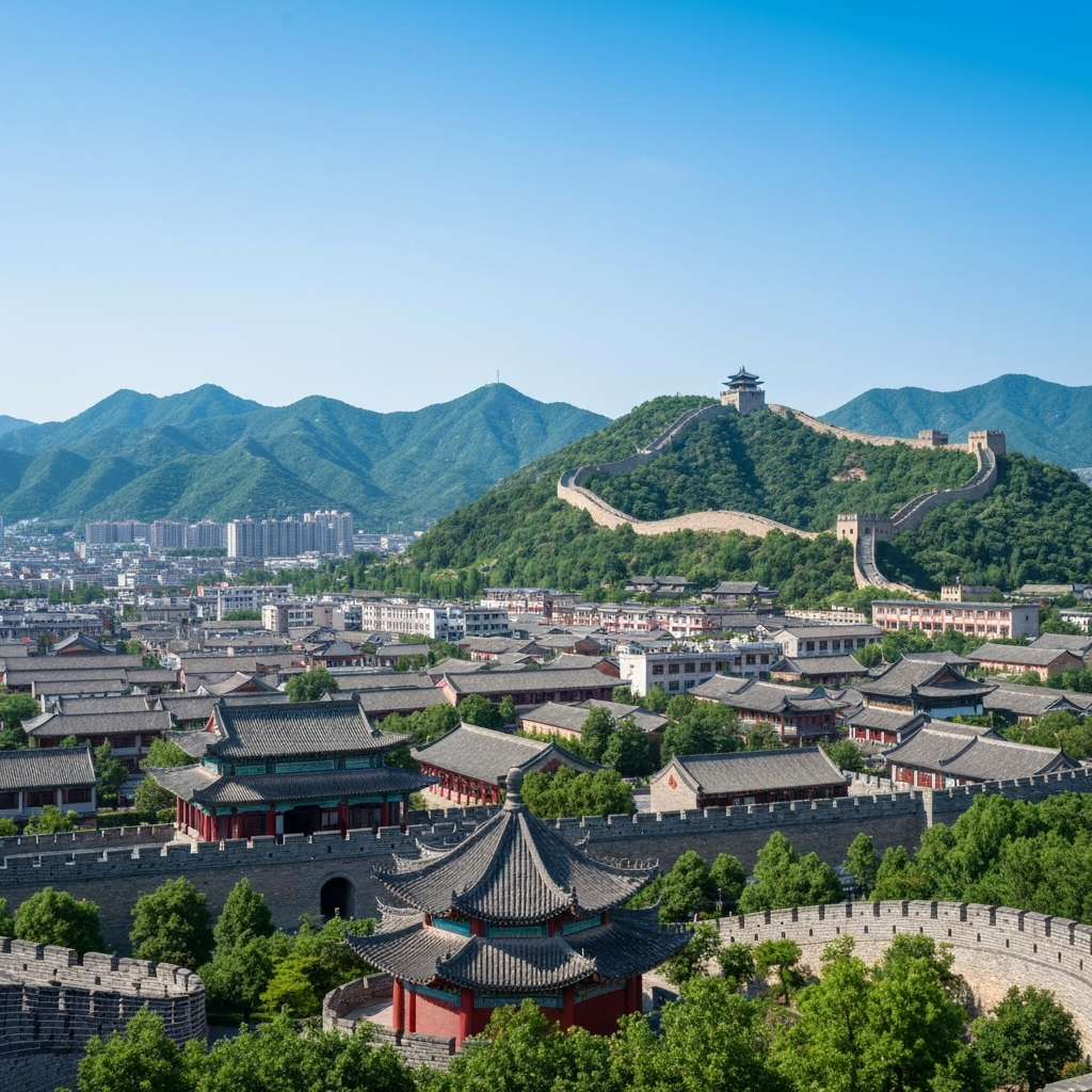 Mount Tai view from Tai'an