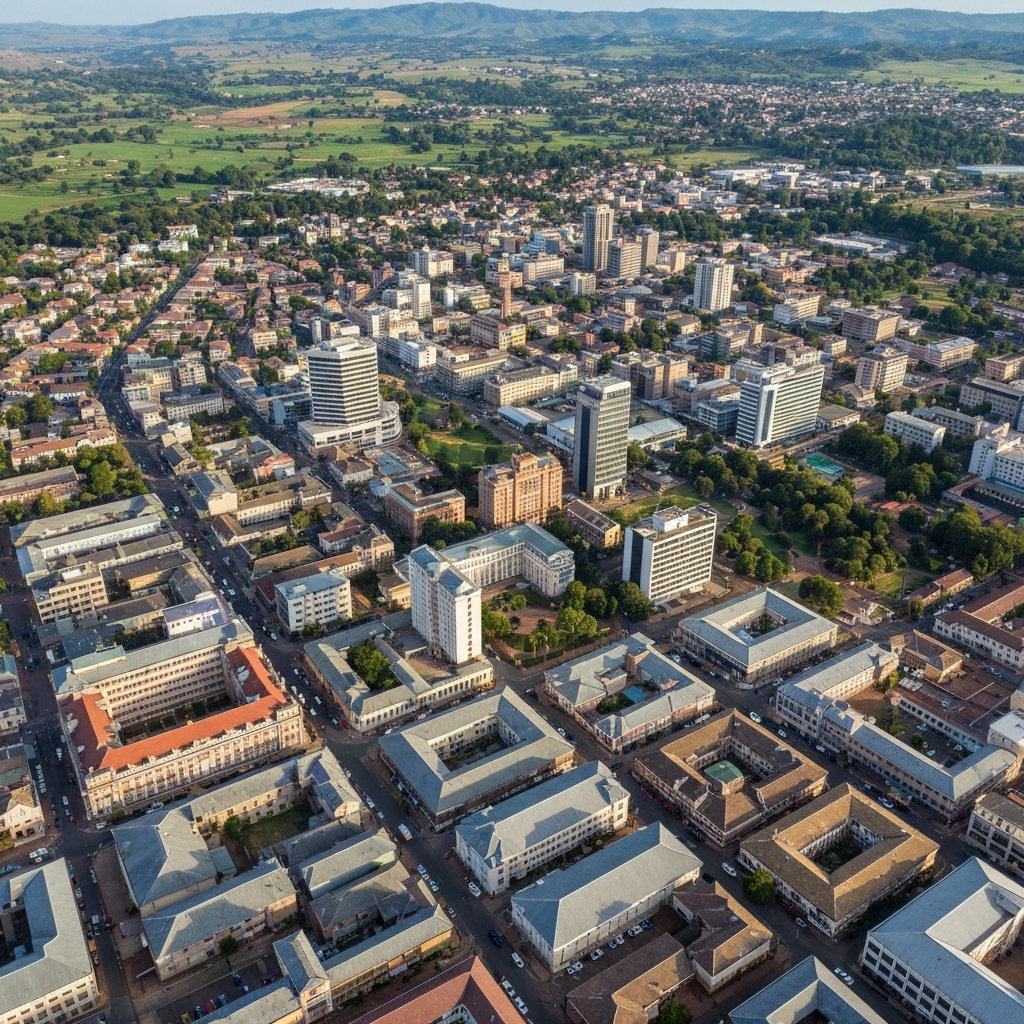 Lusaka skyline