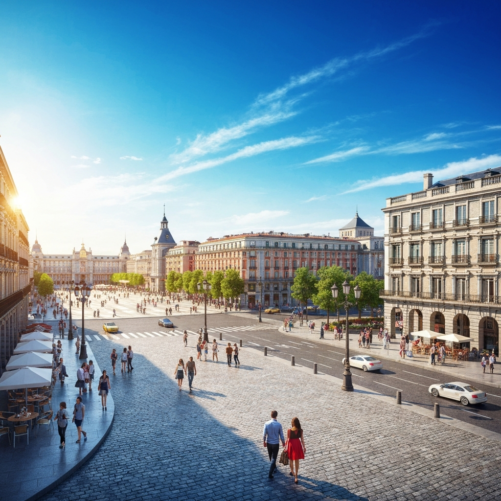 Madrid skyline
