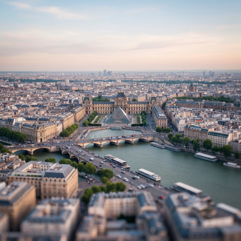 Paris Aerial Arrival
