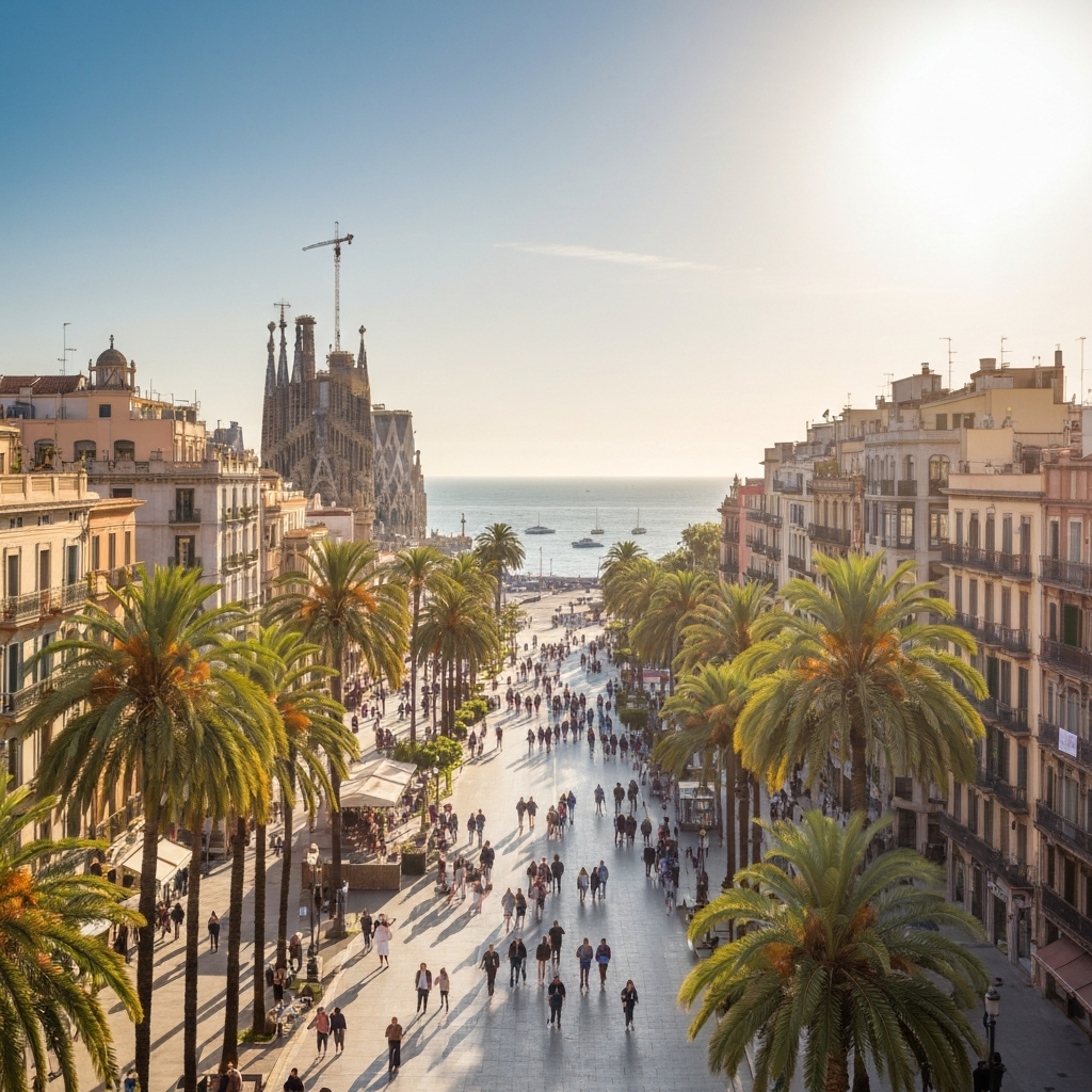Barcelona cityscape