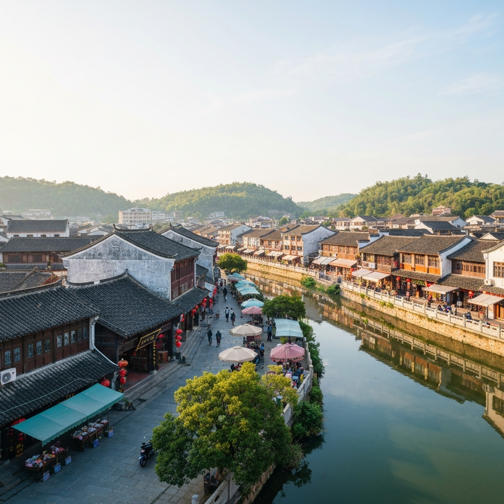 Taixing aerial view