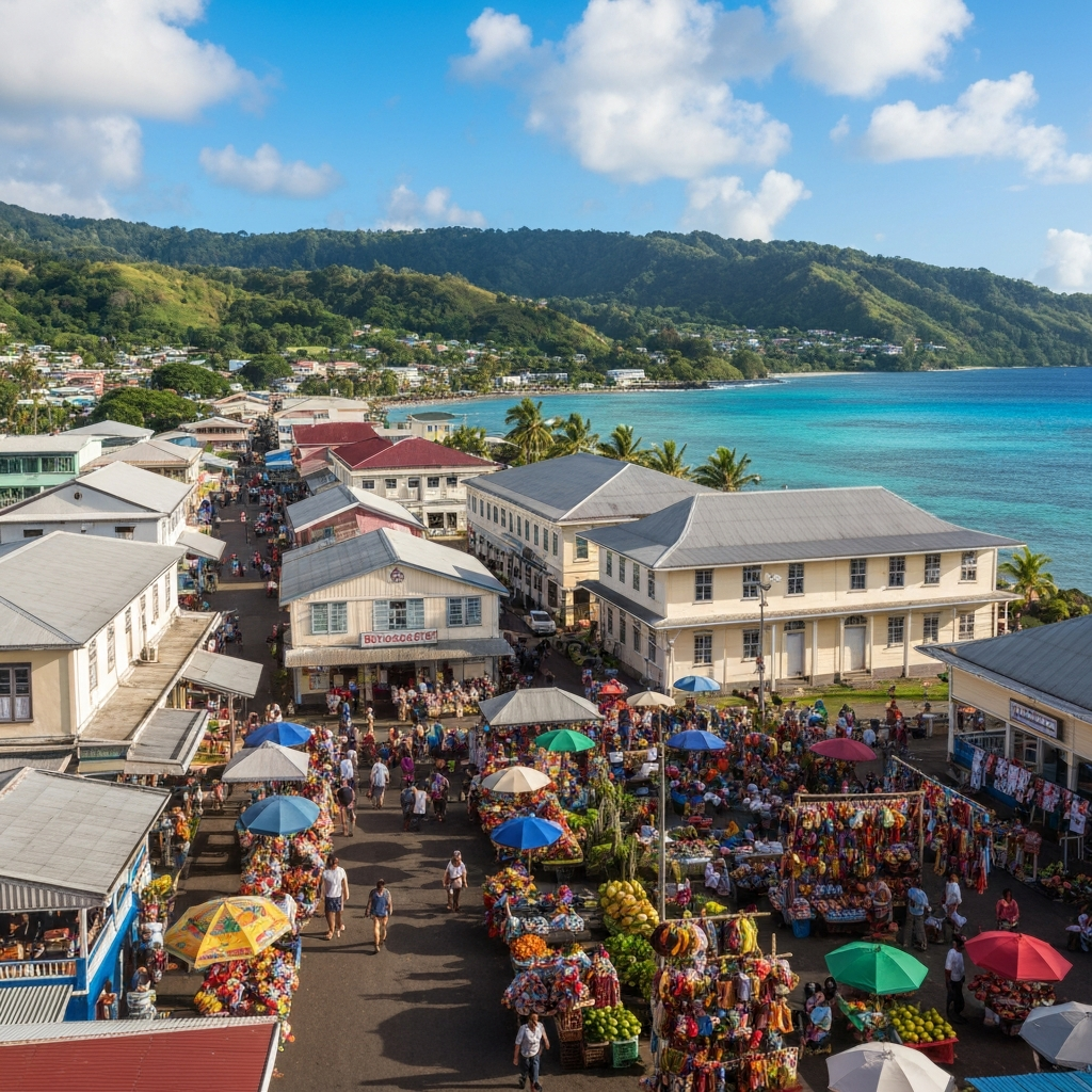 Apia coastline