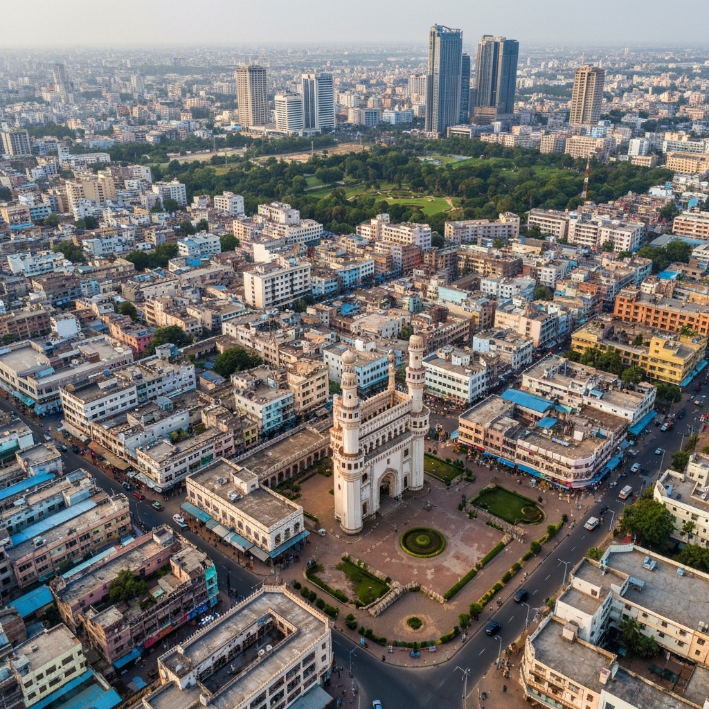 Nagpur Skyline from Above