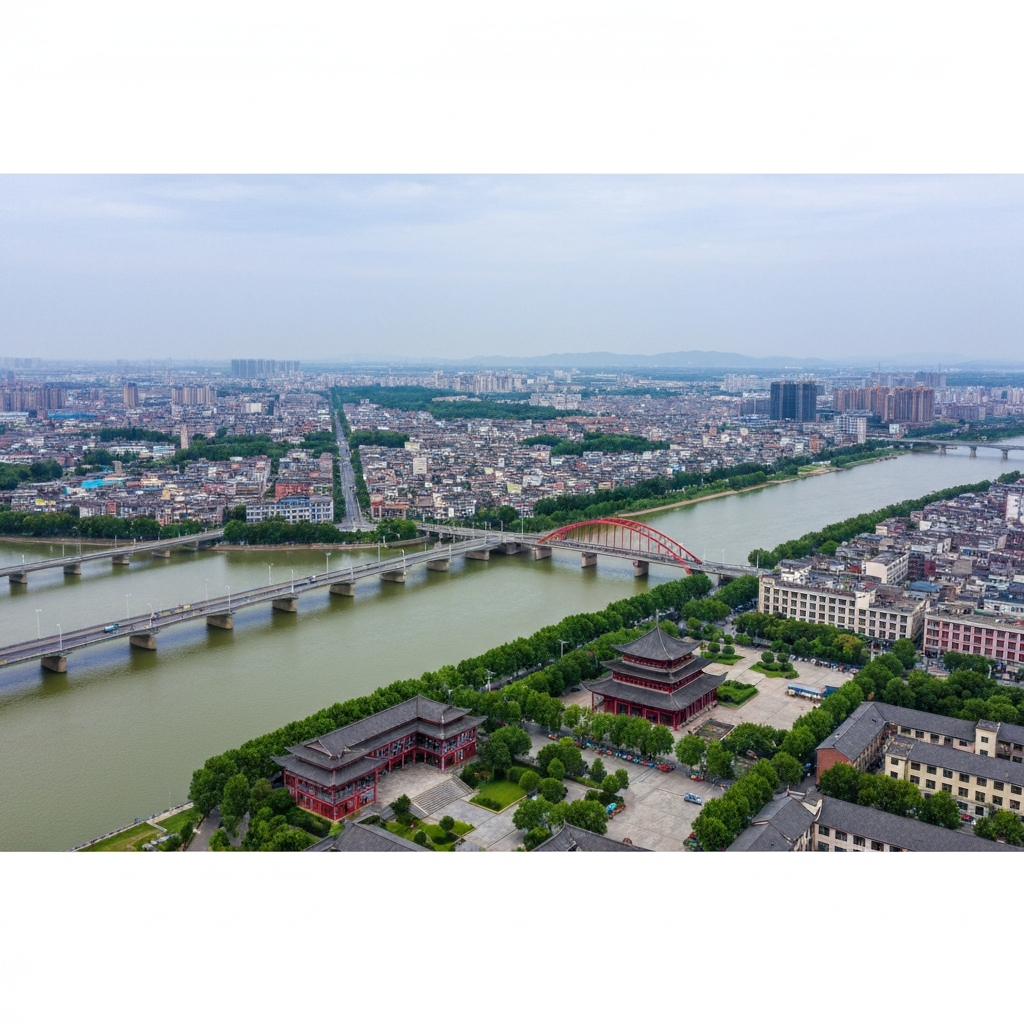 Nanchong City Skyline