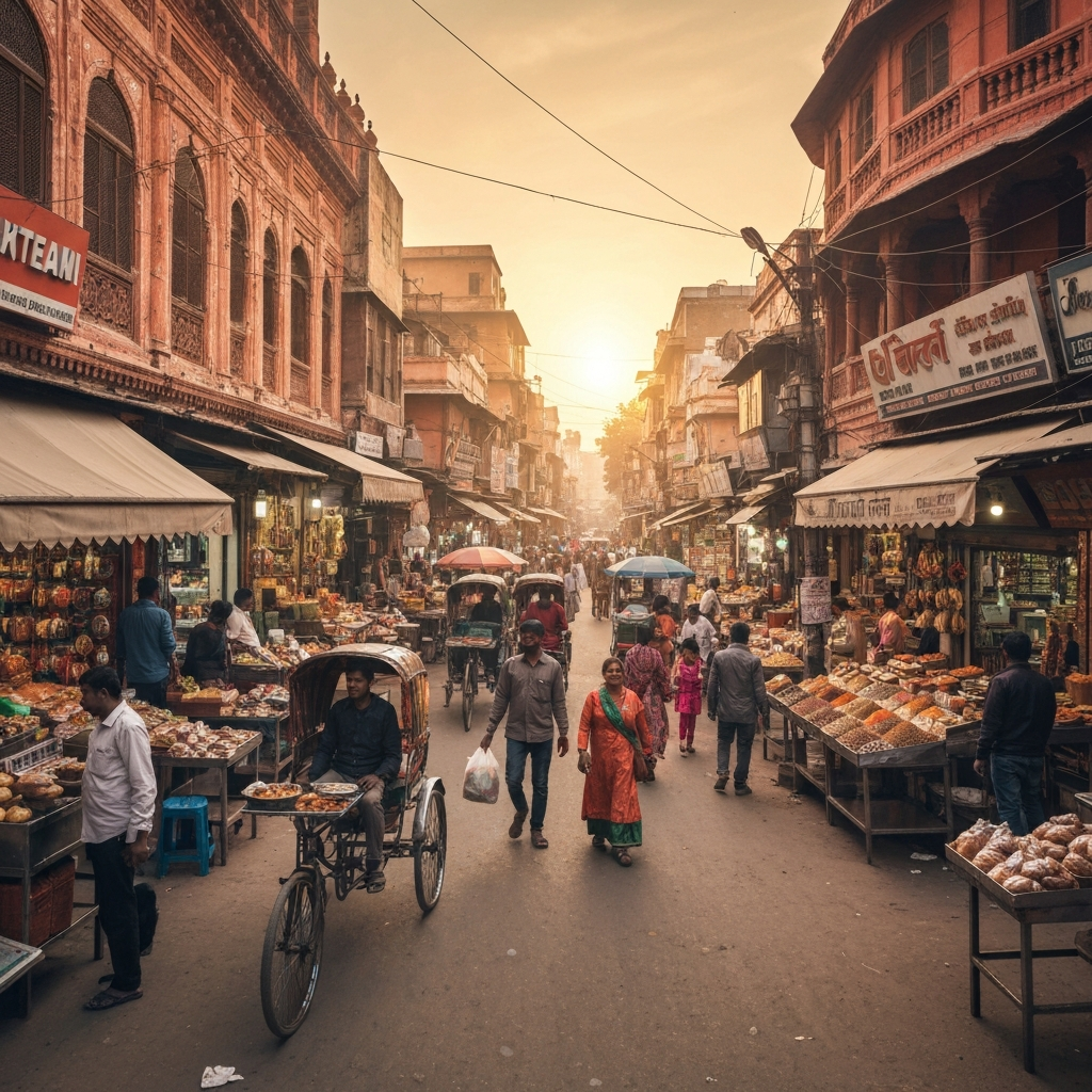 Delhi Skyline