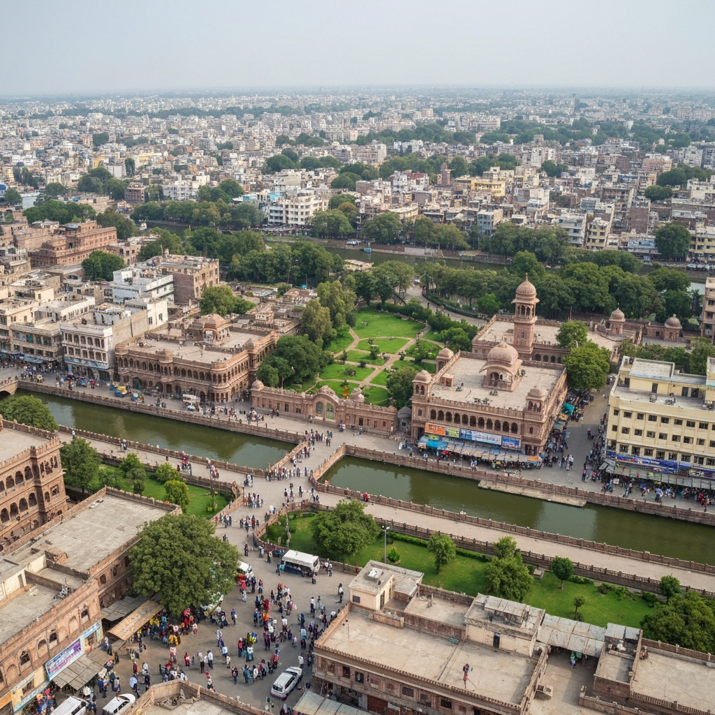 Ghaziabad aerial view