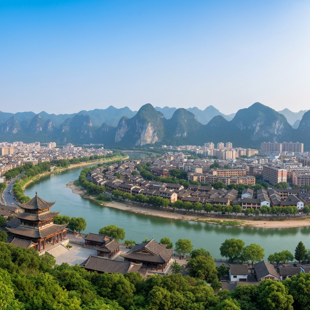 Qinzhou Coastal View