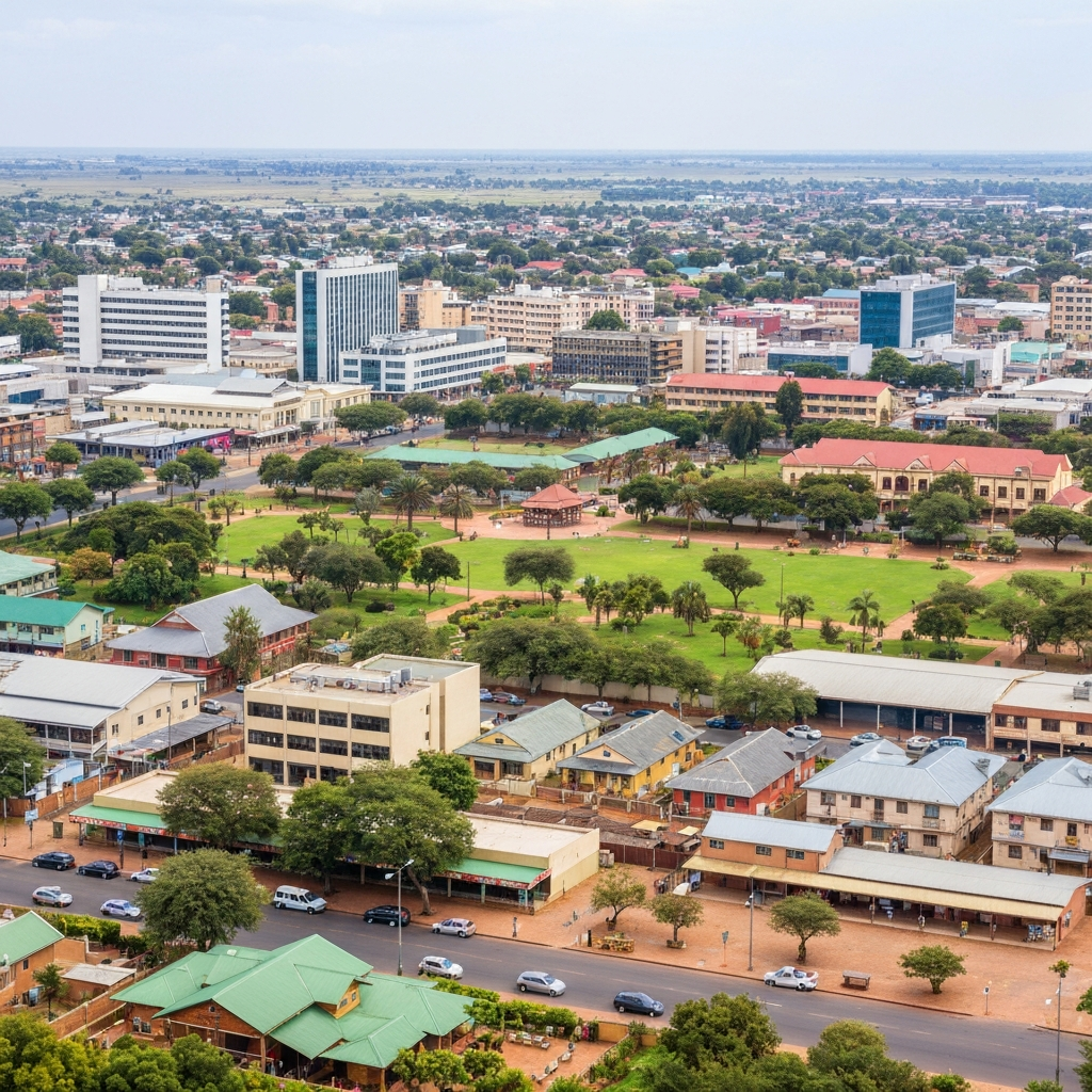 Gaborone cityscape and AVANI Resort