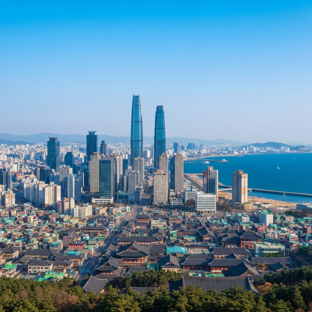 Aerial View of Ulsan