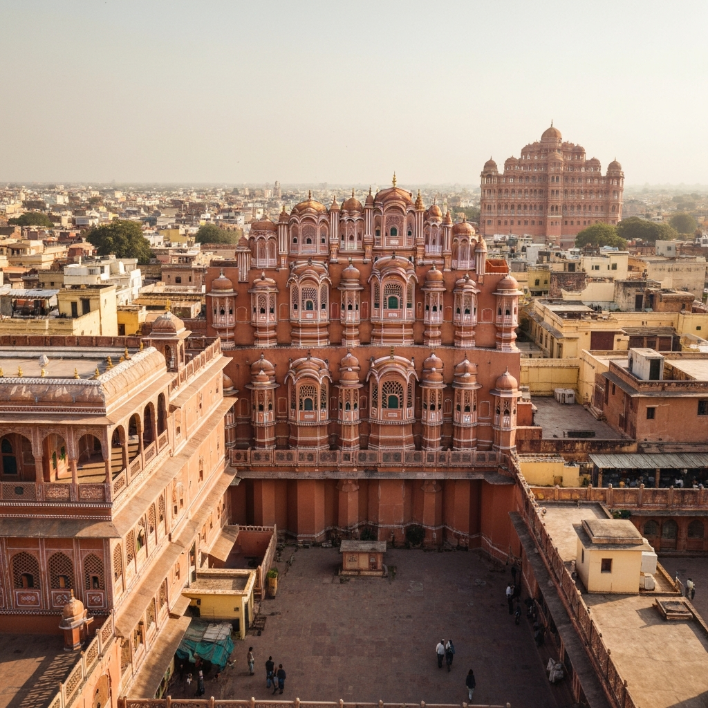 Jaipur aerial view
