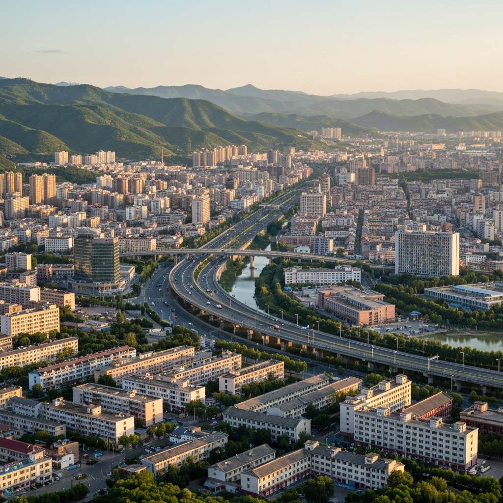 Lanzhou City Private Jet Arrival