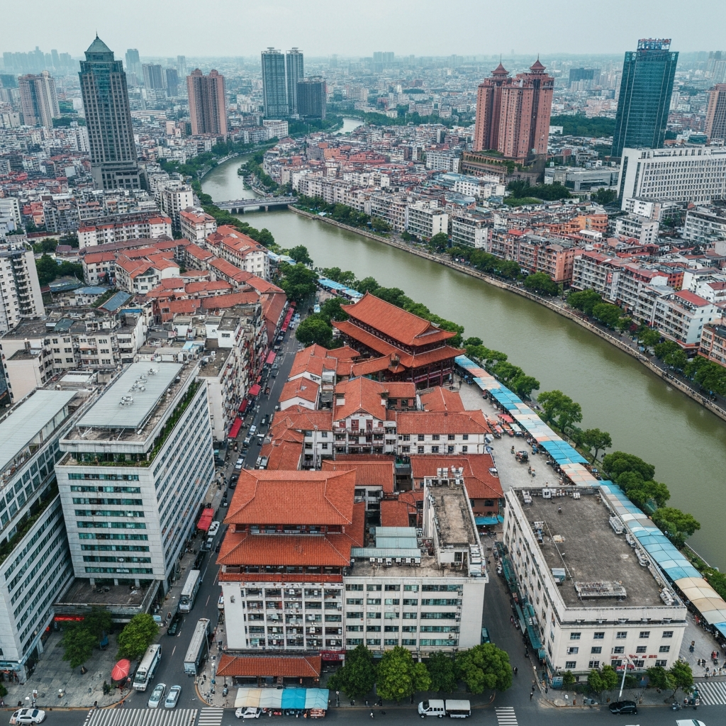 Fuzhou City Aerial