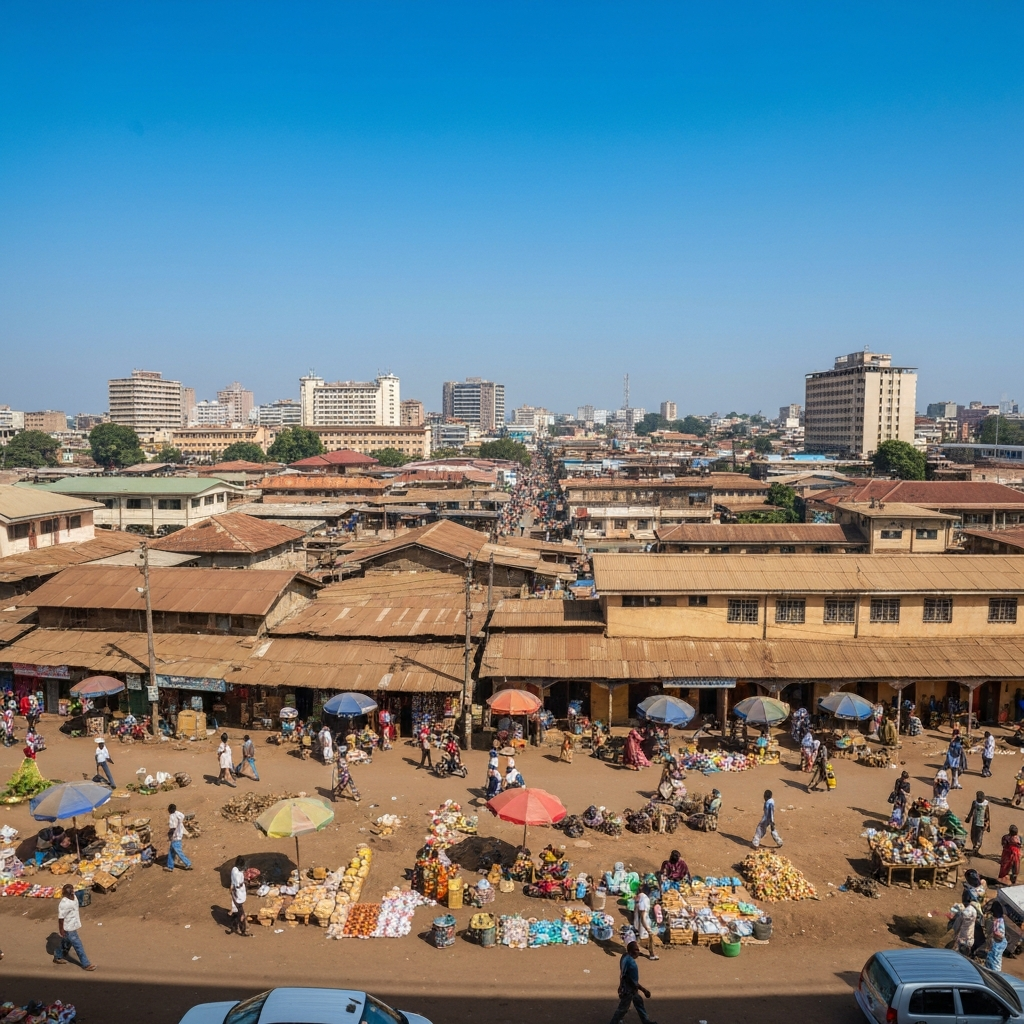 Kinshasa to Kananga Aerial