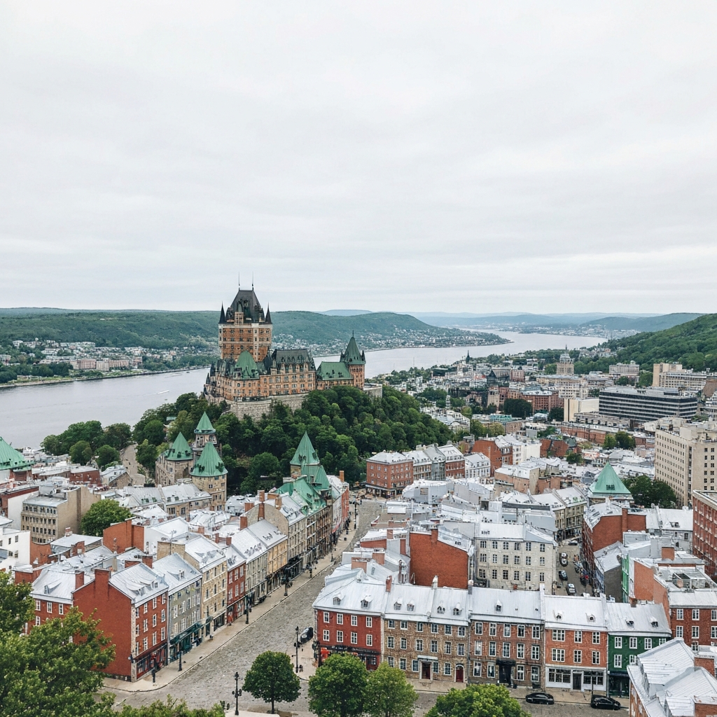 Montreal to Quebec City Private Jet Card Image