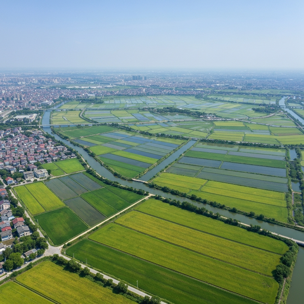 Hengshui Lake aerial view