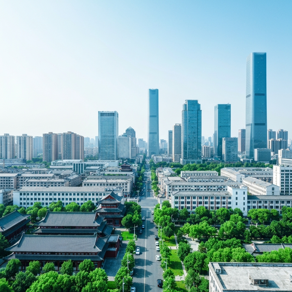 Aerial view Changchun