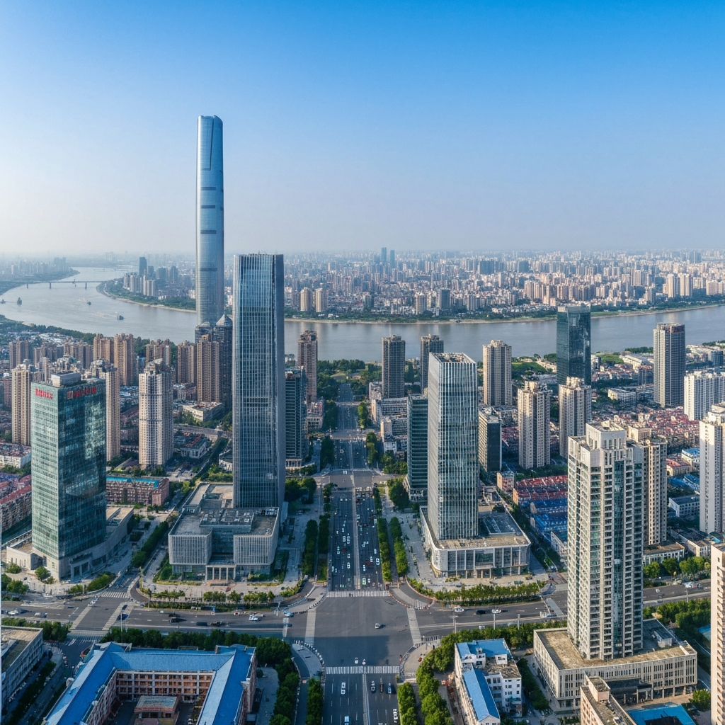 Yicheng to Wuhan Private Jet Route