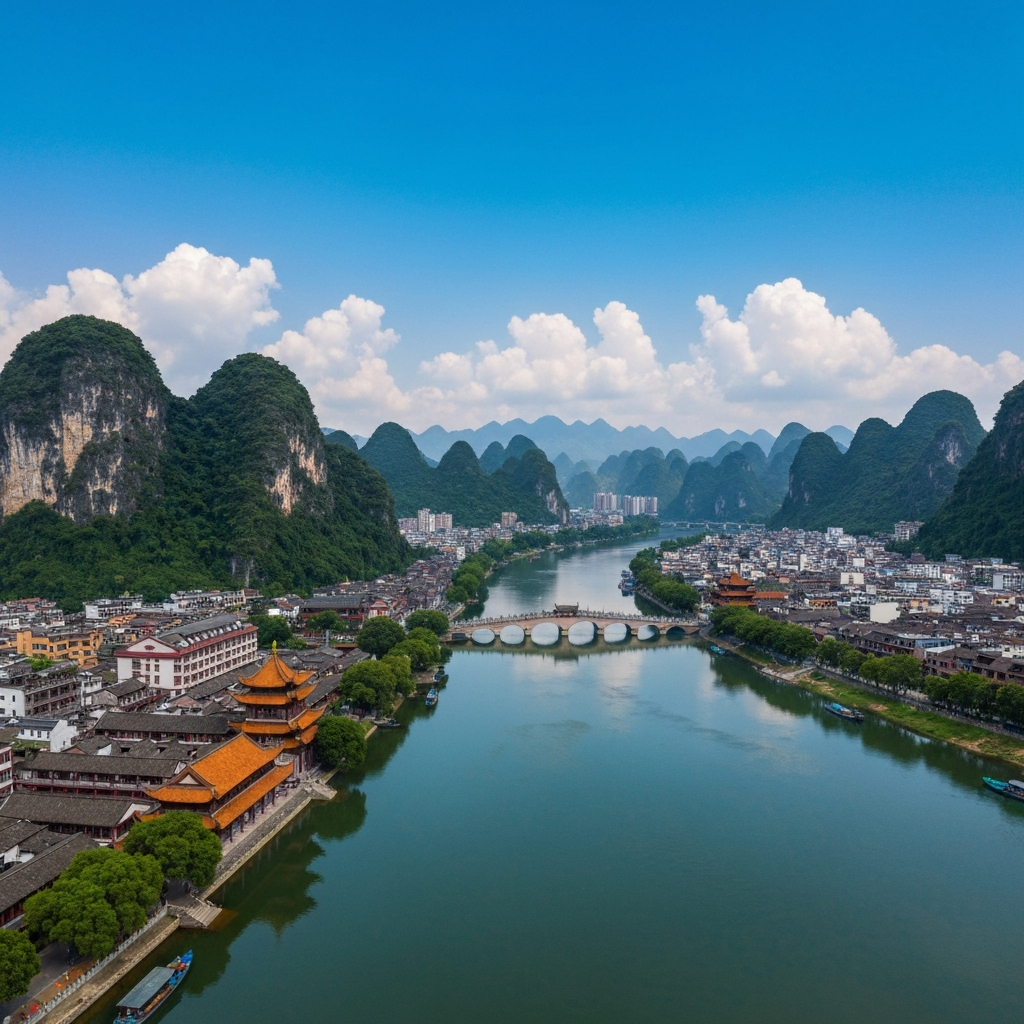 Guilin cityscape