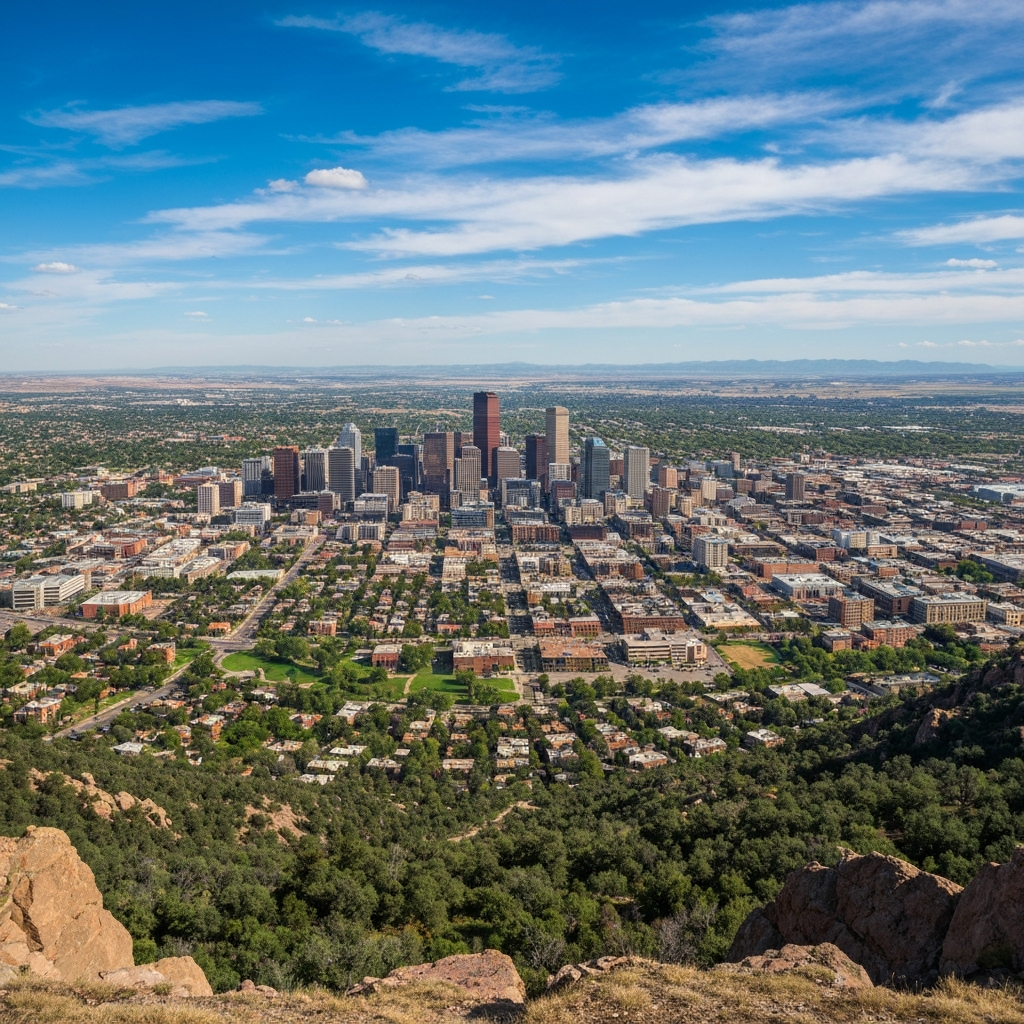 Salt Lake City to Denver Private Jet Route